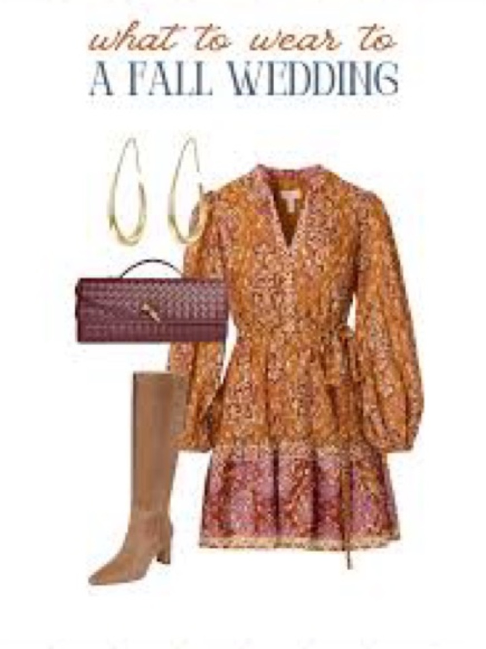 Adrianna Papell Rust Brown & Purple Paisley Metallic Mini Dress